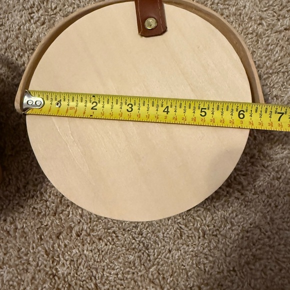 Set of 2 Natural Woven Baskets | Cute Home Decor or Crafting Baskets with Handle - Picture 8 of 11